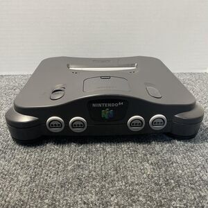 Vintage Nintendo 64 Console NUS-001 Japan Grey System Parts Repair Cracked As Is